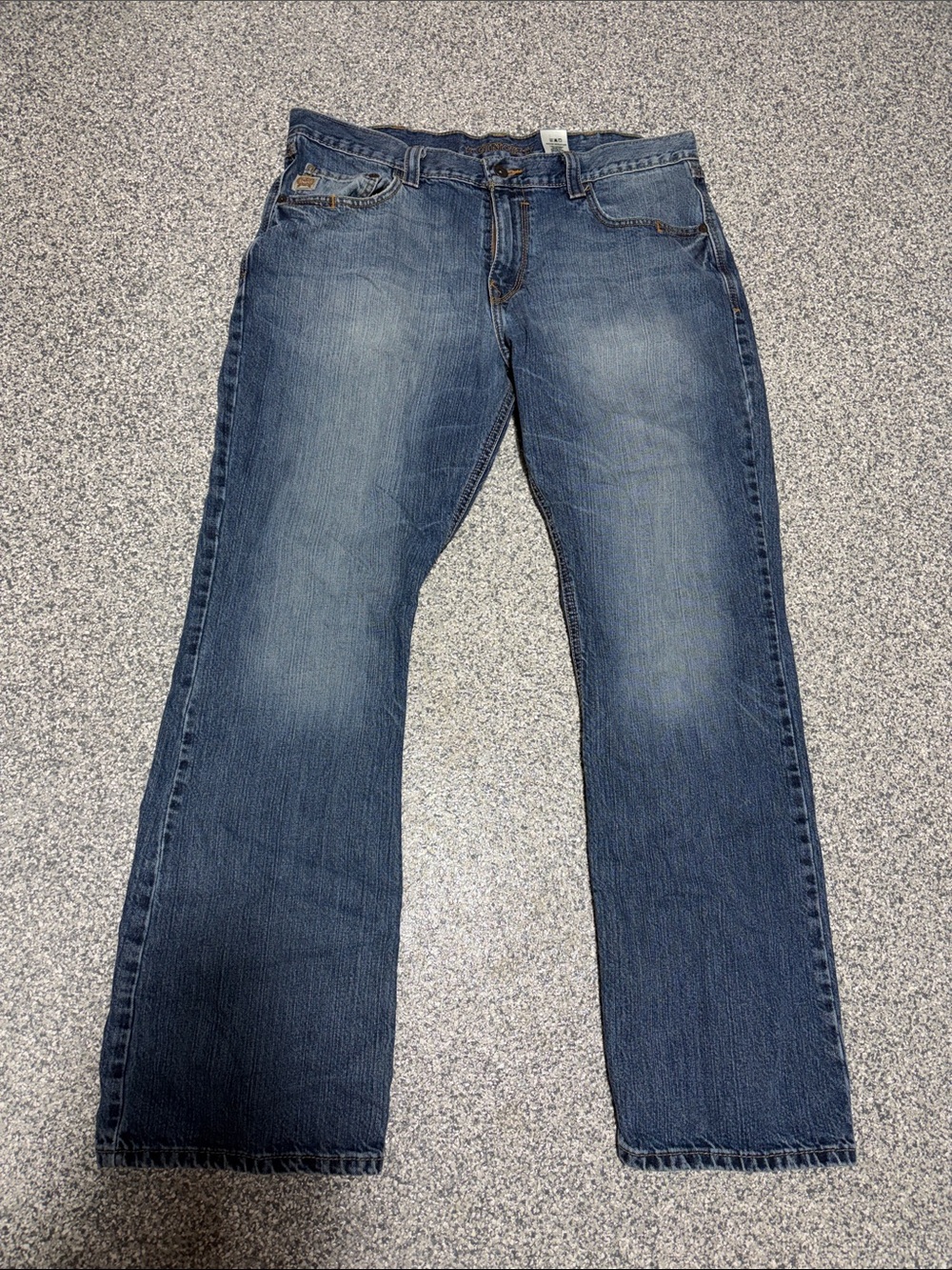 Cinch Men’s Faded Blue Straight-Leg Jeans